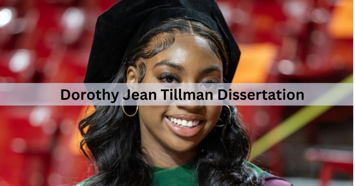 Dorothy Jean Tillman Dissertation