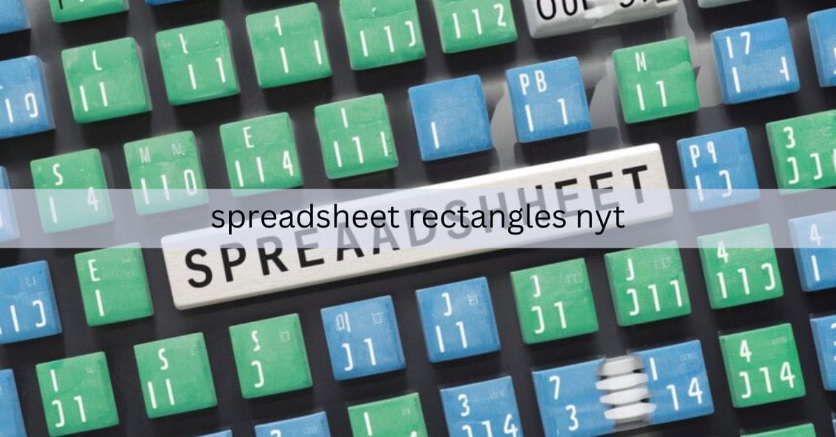 spreadsheet rectangles nyt