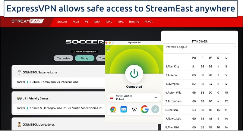 Is StreamEast.xyz Safe