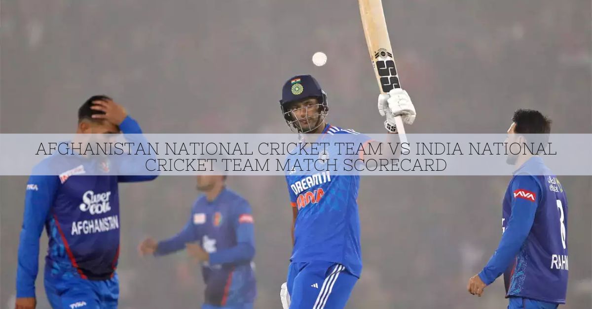 Afghanistan national cricket team vs india national cricket team match scorecard