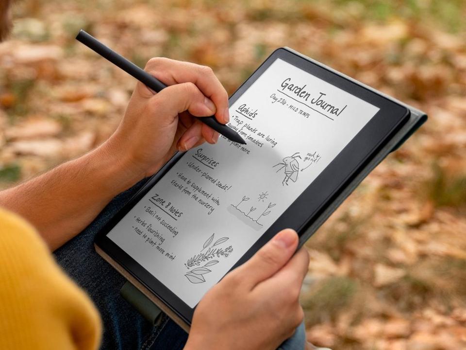 What is the best screen size for writing on a tablet?